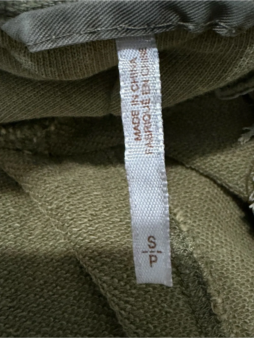 Free People Olive Green Wrap Jacket size sp